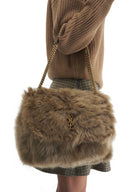 faux fur bag