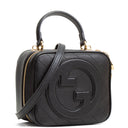 GU Leather Blondie Top Handle - Black