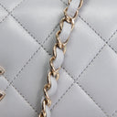 CH Trendy CC Small Flap Bag - Light Grey
