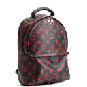 LV Infarouge Monogram Palm Spring PM Backpack - Black/Red