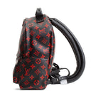 LV Infarouge Monogram Palm Spring PM Backpack - Black/Red