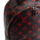 LV Infarouge Monogram Palm Spring PM Backpack - Black/Red