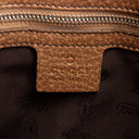 GU Guccissima Bamboo Leather Handbag- Brown OUTLET FINAL SALE