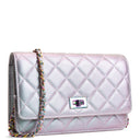 CH 255 Reissue Iridescent Quilted Wallet on Chain