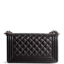 CH Boy Bag Medium Quilted Caviar - Black