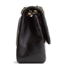 CH Lambskin Jumbo Double Flap - Black