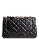 CH Lambskin Jumbo Double Flap - Black