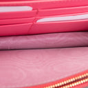 GU GG Matelasse Chain Wallet - Pink