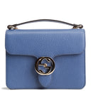 GU Interlocking G Dollar Bag - Blue