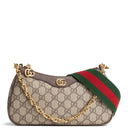 GU GG Supreme Ophidia Small Shoulder Bag - Beige & Ebony