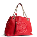 GUI Soho Medium Chain Tote - Red