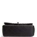 CH Quilted Lambskin Rectangular Flap Top Handle Mini - Black