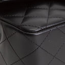 CH Quilted Lambskin Rectangular Flap Top Handle Mini - Black
