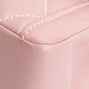CH Vintage Surpique Wild Stitch Quilted Top Handle Bag - Pink