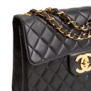 CH Vintage Maxi CC Flap Bag - Black