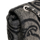 CH CC Denim Wave Flap Bag - Gray