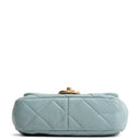 CH Lambskin Quilted Rectangular Mini Flap - Light Blue