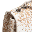CH Sequins Flap Bag - Ivory