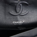 CH Classic Caviar Medium Double Flap - Black