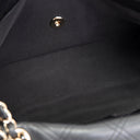 CH CC Flap Pearl Studded Quilted Lambskin - Black