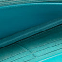 CH Patent Boy Wallet On Chain - Turquoise