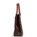 CH Vintage Lambskin Quilted CC Bakelite Turnlock Tote - Brown