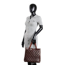 CH Vintage Lambskin Quilted CC Bakelite Turnlock Tote - Brown