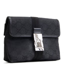 GU GG Canvas Waist Bag - Black OUTLET FINAL SALE