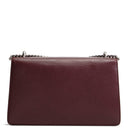 GU Leather Crystal Embellished Dionysus Small - Burgundy