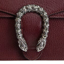 GU Leather Crystal Embellished Dionysus Small - Burgundy