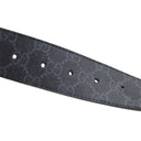 GU GG Supreme Interlocking G Belt - Black