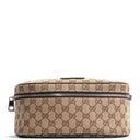 GU GG Canvas Belt Bag - Beige & Ebony