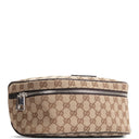 GU GG Canvas Belt Bag - Beige & Ebony