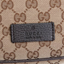 GU GG Canvas Belt Bag - Beige & Ebony