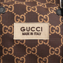 GU GG Nylon Ripstop Duffel Bag - Brown