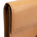 GU Leather French Wallet - Cognac