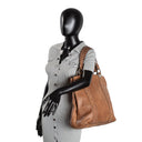 GU Guccissima Bamboo Leather Handbag- Brown OUTLET FINAL SALE